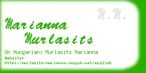 marianna murlasits business card